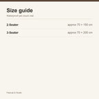 Size guide — 2-Seater / 3-Seater couch mat — PawLab