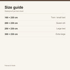Size guide — pet bed sheet sizes — PawLab