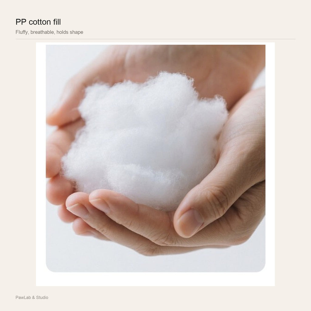 PP cotton fill holds shape — PawLab