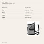 Size guide — 33 × 26 × 40 cm — PawLab
