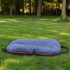 Blue — zip-fold oval travel pad — PawLab