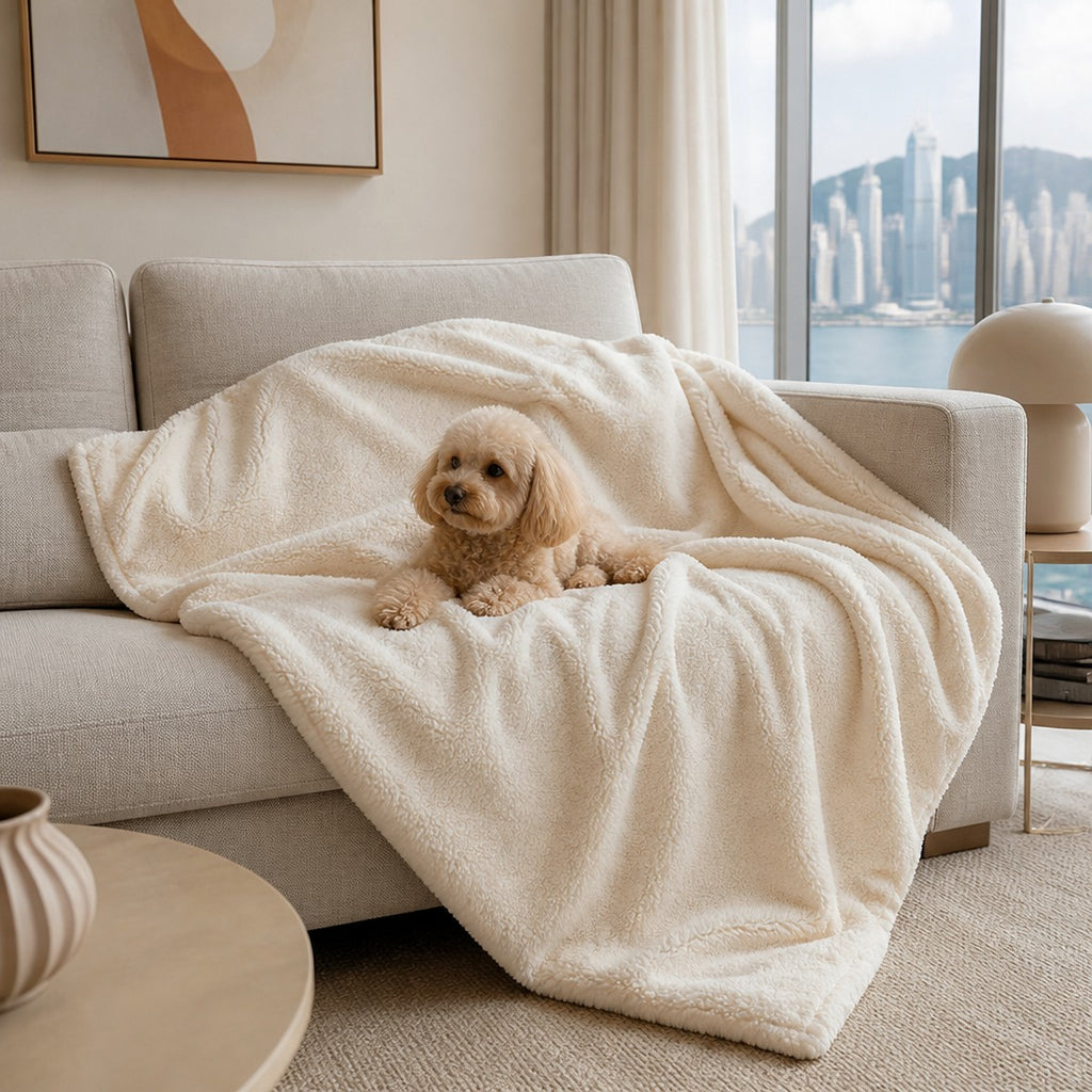 Fleece Waterproof Pet Throw — w4-05-01-hero — PawLab lifestyle