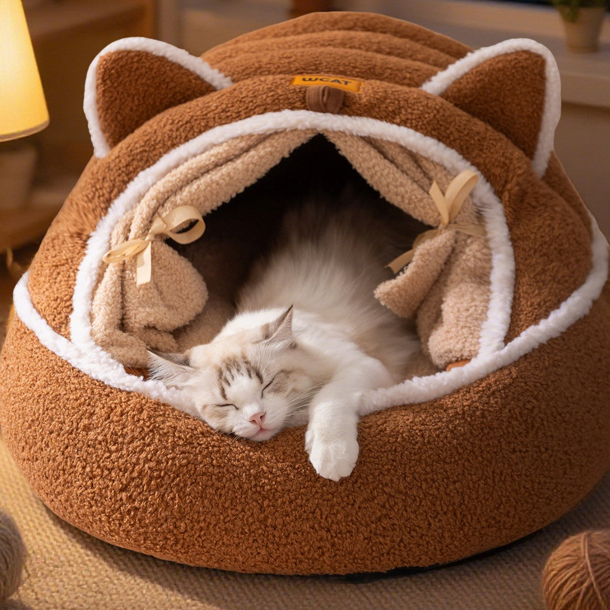 Soft sleeping nest. Enough for small spaces.