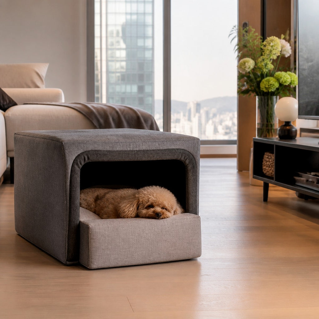 Drawer Deep-Sleep Dog Bed — w5-03-01-hero — PawLab lifestyle