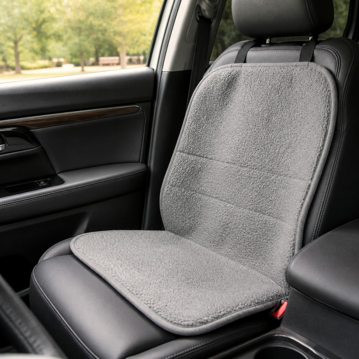Front-Seat Car Pet Pad — w5-04-02-grey — PawLab lifestyle