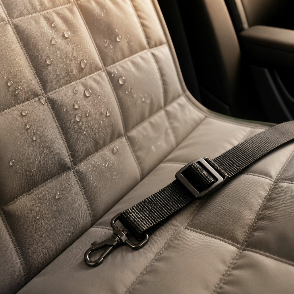 Front-Seat Car Pet Pad — w5-04-03-detail — PawLab lifestyle