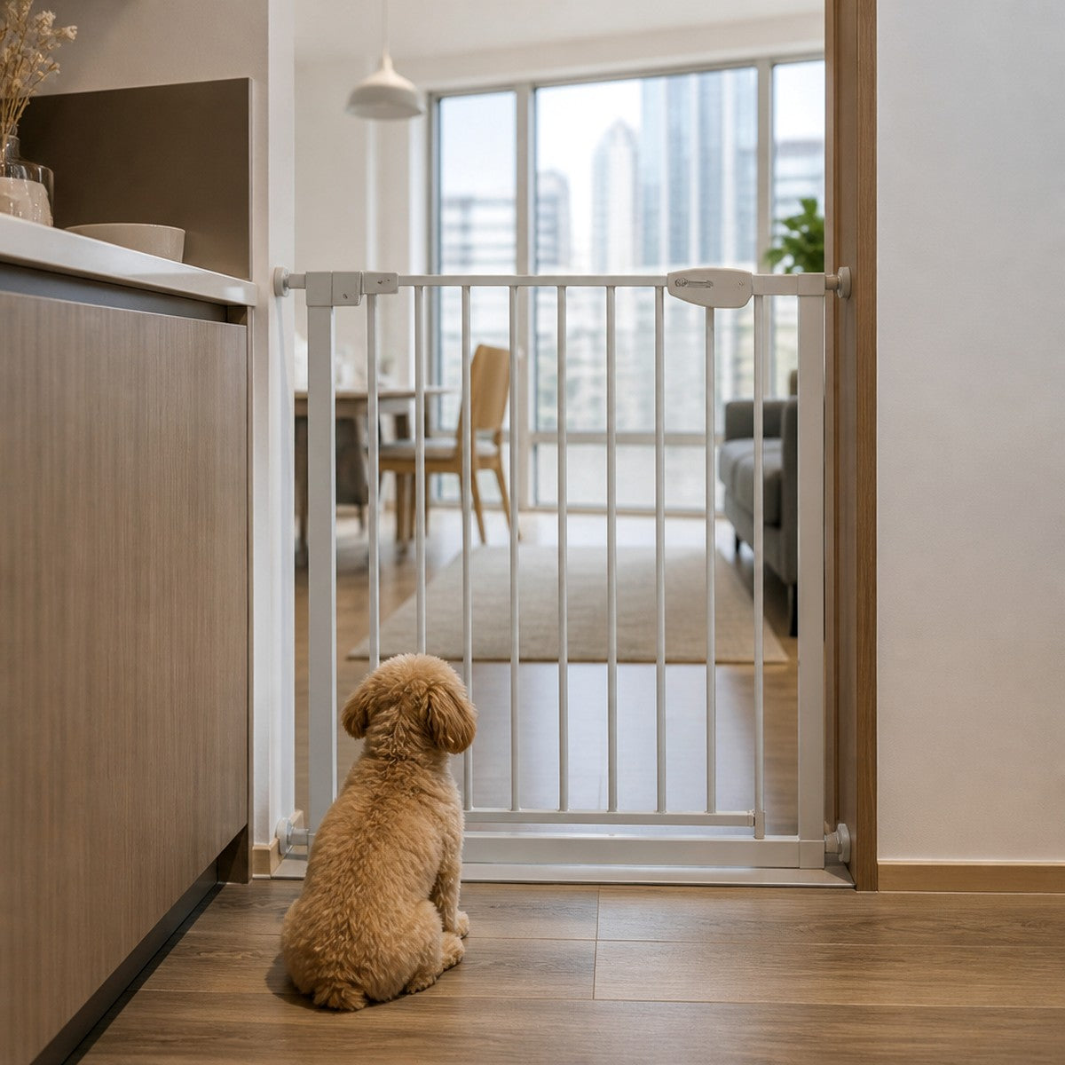 Indoor Pet Safety Gate — w5-06-04-scale — PawLab lifestyle